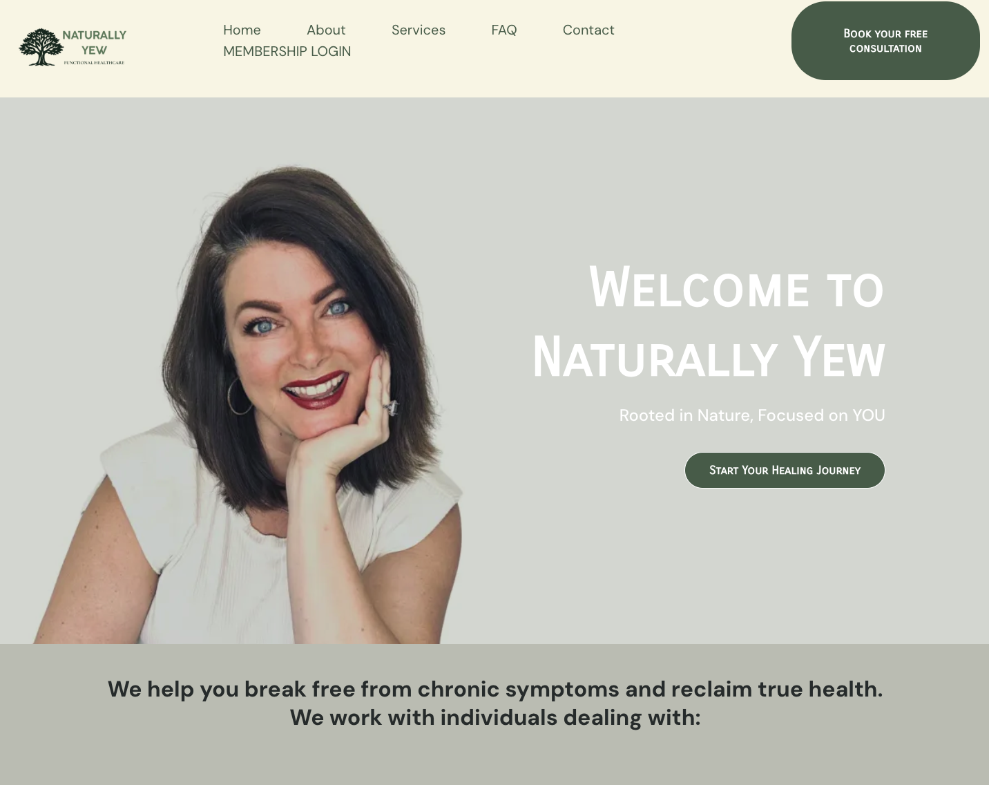 Naturally Yew website