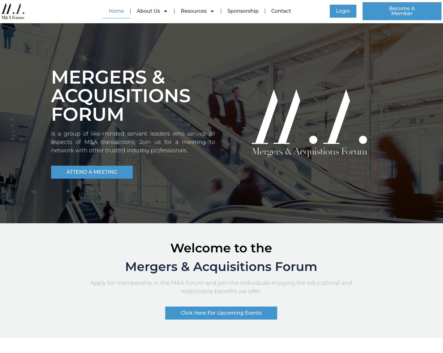 Mergers & Acquisitions Forum website